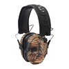 Les Walkers Razor Slim Electronic Muffs offrent une protection auditive compacte, pliable, avec 23 dB de réduction du bruit et un confort amélioré.