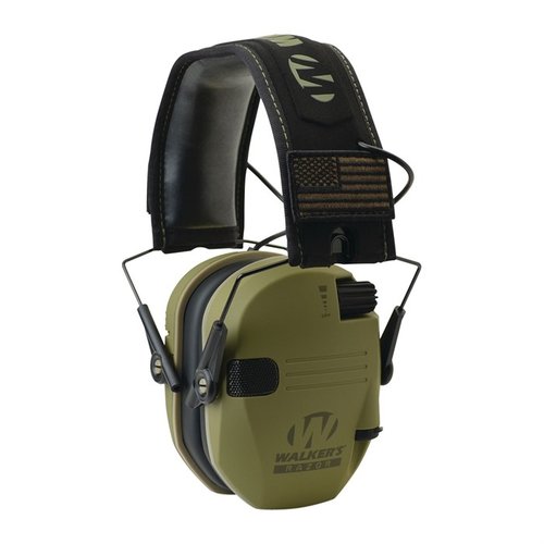 Protège ton audition avec style grâce aux Walkers Razor Patriot Series, offrant 23 dB de réduction sonore, un confort amélioré et un look patriotique.