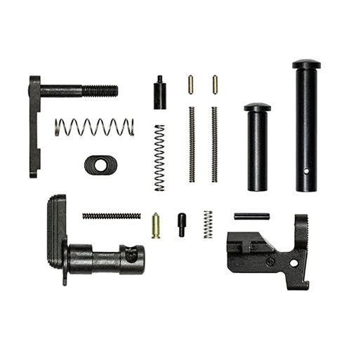 Le kit de pièces AR 308 M5 d'Aero Precision te permet de construire ton lower sans gâcher de l'argent sur un trigger ou une poignée que tu n'utiliseras pas.
