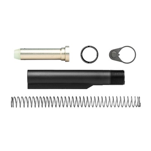 Optimise ton AR-15 avec le kit de buffer Aero Precision : tube en aluminium, plusieurs poids de buffer et composants de qualité pour réduire le sur-gazage.
