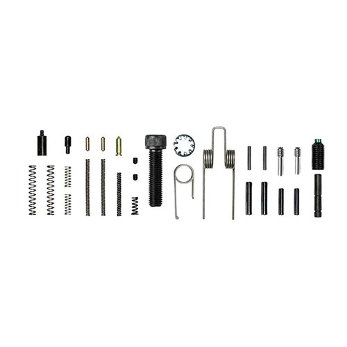 Avec le kit de réparation AR15/M4E1, tu as tout ce qu'il te faut pour réparer rapidement ton fusil au stand, évitant ainsi de gâcher ta journée.