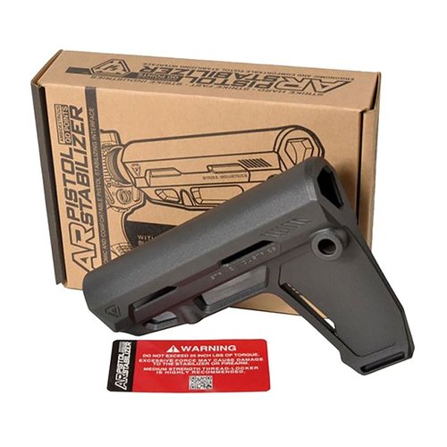 Découvre le stabilisateur Strike Industries pour AR Pistol : léger, ergonomique, ajustable et avec des options de montage sling ambidextres. Prends-le à un prix abordable!