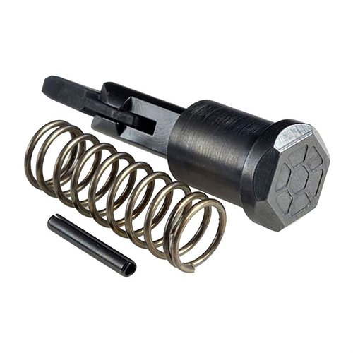 Améliore ton AR15/M16 avec le Forward Assist Mil-Spec de Strike Industries, en acier carbone traité, livré avec ressort et goupille. Parfait pour remplacer ou upgrader!