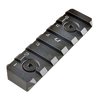 LINK QD section de rail 6 fentes noir