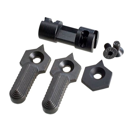 Le HEX SELECTOR SWITCH 60/90 te permet de choisir l'angle de sélection pour un tir personnalisé, avec une configuration facile pour une manipulation ambidextre.