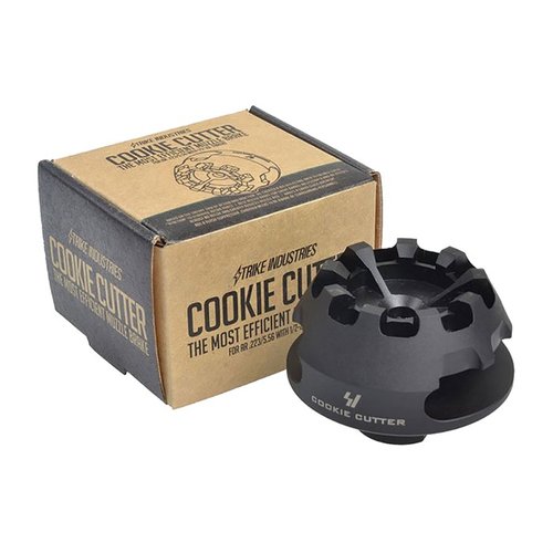 Le COOKIE CUTTER COMP réduit le recul et la montée du canon sur les SBR et AR-Pistols, tout en étant un excellent briseur de verre ! Attention à la concussion.