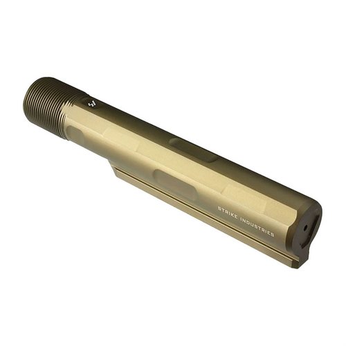 Améliore ton AR avec le tube de réception Advanced de Strike Industries, léger, robuste en 7075-T6 et avec des surfaces sculptées pour moins de friction.