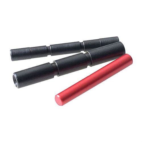 Améliore la fiabilité de ton Glock avec le kit de pins renforcés SI, incluant un anti-walk locking block pin pour éviter les défaillances en usage intensif.