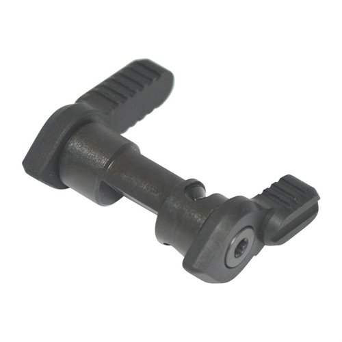 Le sélecteur de sécurité ambidextre Armaspec ST45 offre un mouvement rapide et fluide de feu à sûr, idéal pour un usage rapide avec un design robuste en aluminium et acier.