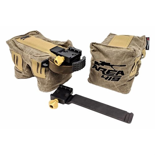 Le RailChanger Kit te permet d'utiliser un Game Changer Pint Size pour un soutien stable et ajustable de ton fusil, avec un rembourrage de 5 lbs.