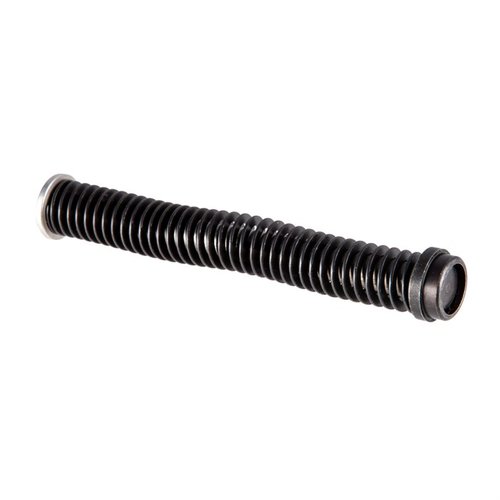 Améliore la fiabilité de ton Glock® 17 avec l'assemblage de guide rod en acier inoxydable de Rival Arms, évitant les pannes dues aux pièces en plastique.