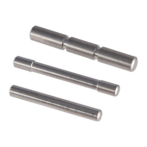 Améliore ton Glock® avec le set de pins en titane ou acier inoxydable de Rival Arms, parfait pour une large gamme de modèles Gen3/4.