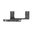 Monture cantilever 30MM 0 MOA 2, noire