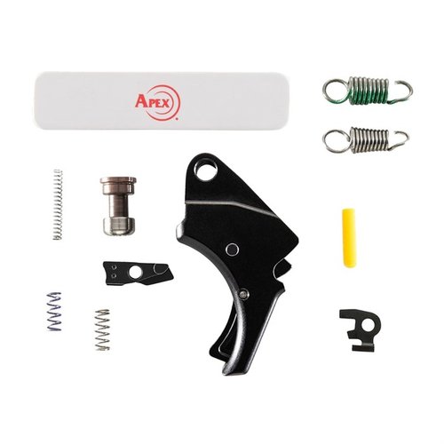 Améliore ton S&W M&P M2.0 avec le kit Apex Tactical : tir plus doux, poids réduit à 3-4 lbs, et une portée de gâchette plus courte pour un meilleur contrôle.