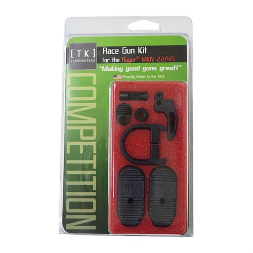 Améliore ta Ruger® MKIV™ 22/45™ avec le Race Gun Kit : trigger précis, chargement facile, et changements de chargeur optimisés pour la compétition!