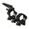Monture pour lunette 34 mm 1.27" 20 MOA avec rail