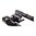 Bipied HD-50 robuste noir mat