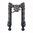 Bipied HD-50 robuste noir mat