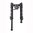 Bipied HD-50 robuste noir mat
