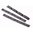 Couvre-rail M-LOK 4 fentes, lot de 3, noir