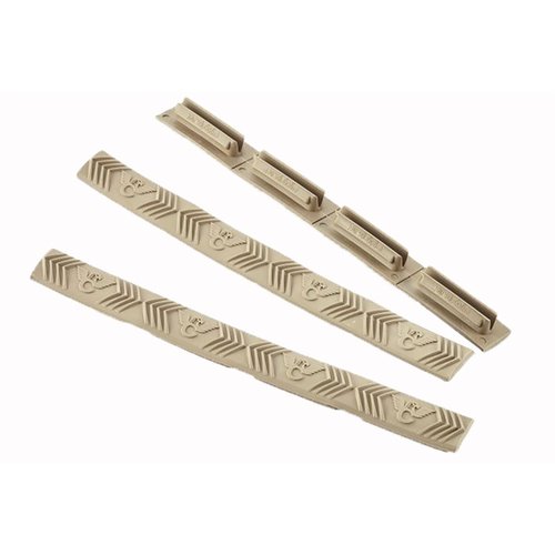Les M-LOK Rail Covers ajoutent de la prise, sont résistants aux produits chimiques et à la chaleur, et ont un design très discret. Disponible en 3-pack.