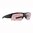 HELIX EYEWEAR monture noire, verres roses