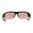 HELIX EYEWEAR monture noire, verres roses