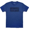 T-shirt ROVER BLOCK CVC M bleu royal chiné