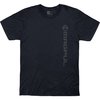 T-shirt coton bleu marine, logo vert, M
