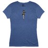 T-shirt tri-blend HULA GIRL 4XL royal chiné