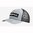 Casquette trucker écusson WORDMARK gris/noir