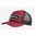 Casquette trucker patch wordmark rouge/noir