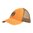 Casquette trucker orange/marron