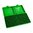 Boîte à munitions verte à clapet pour pistolet 9MM-380 ACP 200 cartouches