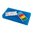 Boîte à munitions pour pistolet à clapet 9MM-380 ACP 200 cartouches bleu transparent