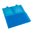 Boîte à munitions pour pistolet à clapet 9MM-380 ACP 200 cartouches bleu transparent