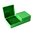 Boîte à munitions pour fusil à couvercle basculant 223-RUGER 6X47 200 cartouches verte
