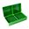 Boîte à munitions pour fusil à couvercle basculant 223-RUGER 6X47 200 cartouches verte