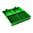 Boîte à munitions pour fusil à couvercle basculant 223-RUGER 6X47 200 cartouches verte