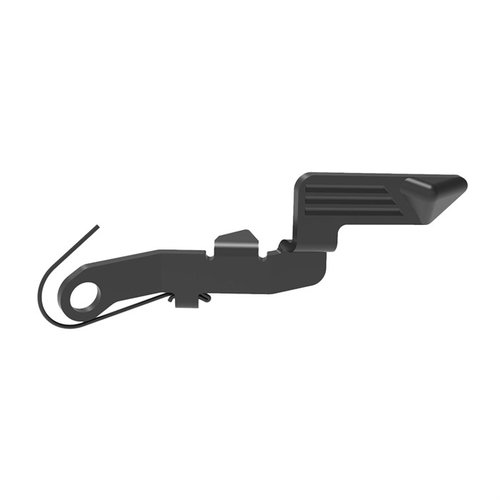 Améliore ta prise avec le Kagwerks Extended Slide Release pour Glock, offrant précision, rapidité et ergonomie lors des recharges.