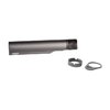 Le tube de buffer Geissele Premium Mil-Spec en aluminium 7075-T6 est robuste, léger (3.7oz), avec 6 positions et livré avec un castle nut et une plaque de fin.