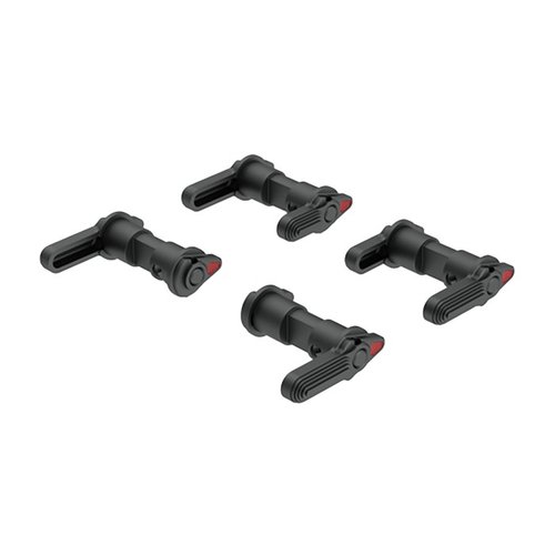 Passe en Condition 1 avec la sécurité modulaire C1, offrant un contrôle ambidextre, des indicateurs visuels et une installation facile sur M16/AR-15.