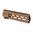 Garde-main free-float aluminium 9" RAL 8000