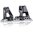 AR-15 PEAK/01 guidon avant fixe noir
