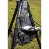 Le Tripod Caddy d'Armageddon Gear te permet de transporter facilement ton matériel de tir, avec des rangements pour Kestrel, données, et même un espace de travail pliable.