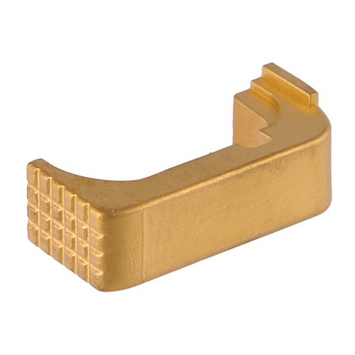 Le Steel Enhanced Magazine Catch de Shield Arms est optimisé pour les chargeurs S15, avec un bouton texturé et un profil bas, idéal pour le port dissimulé.