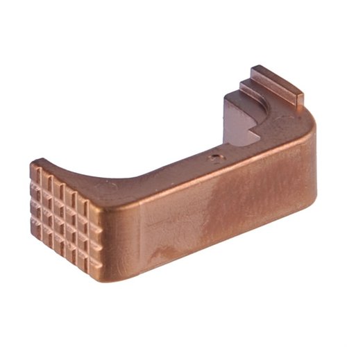 Le Steel Enhanced Magazine Catch de Shield Arms est optimisé pour les chargeurs S15, avec un bouton texturé et un profil bas pour le port dissimulé.