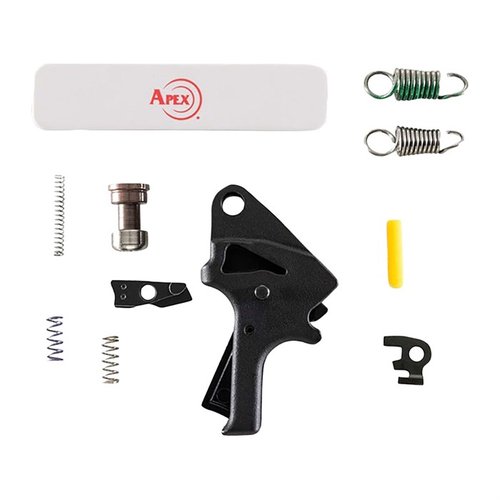 Améliore ton M&P 2.0 avec le kit Apex : tir plus léger de 2 lbs, voyage de gâchette réduit de 40%, et un déclenchement net pour une performance optimale.