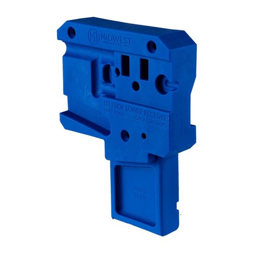 Le Lower Receiver Block en polymère de MIDWEST INDUSTRIES est robuste, idéal pour l'assemblage et l'entretien de ton AR-15, avec plusieurs points d'attache.