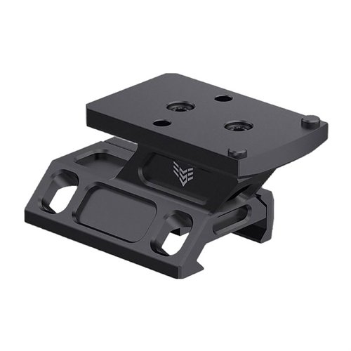 Le Rebel Riser est léger et durable, en aluminium 6061, compatible avec les rails picatinny, et offre des options de co-witness pour ta visée.
